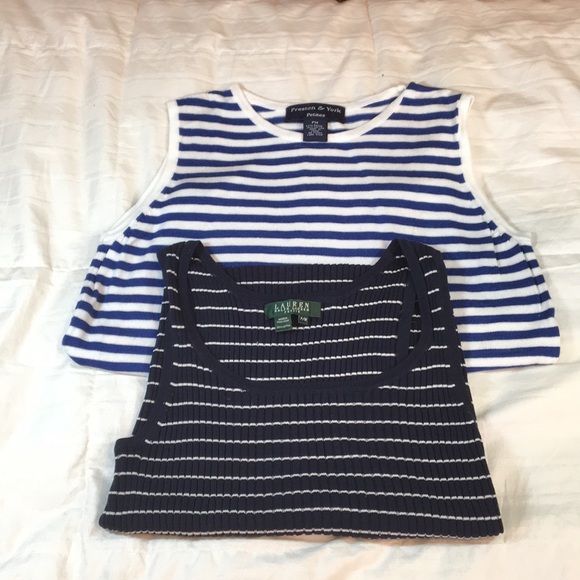 Tops - Pack of 2 sleeveless shirts mixed brands.LAST CALL